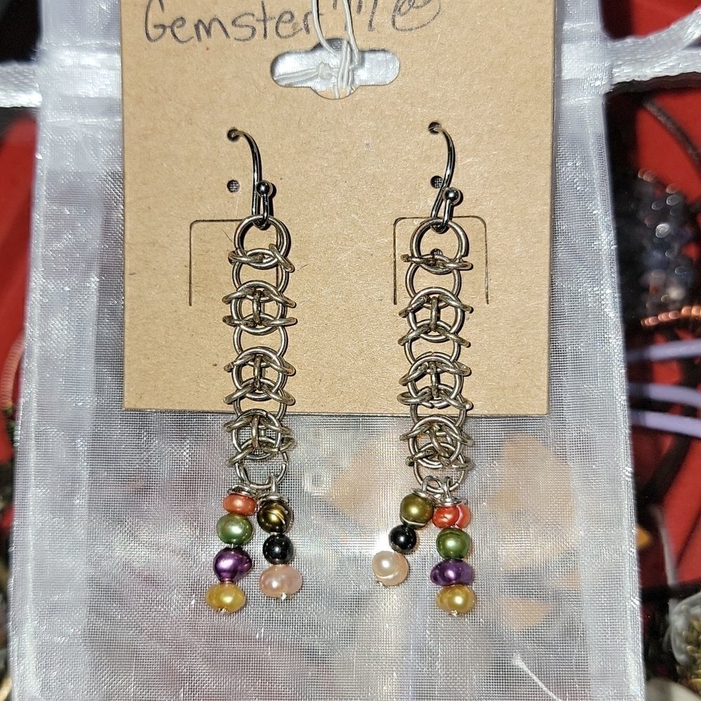 Chainmail Dangling Earrings (E28)